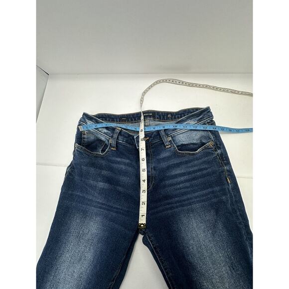 Miss Me Darkwash Mid Rise Bootcut Plain Jeans Womens Size 29 Western Cowgirl - Picture 11 of 14